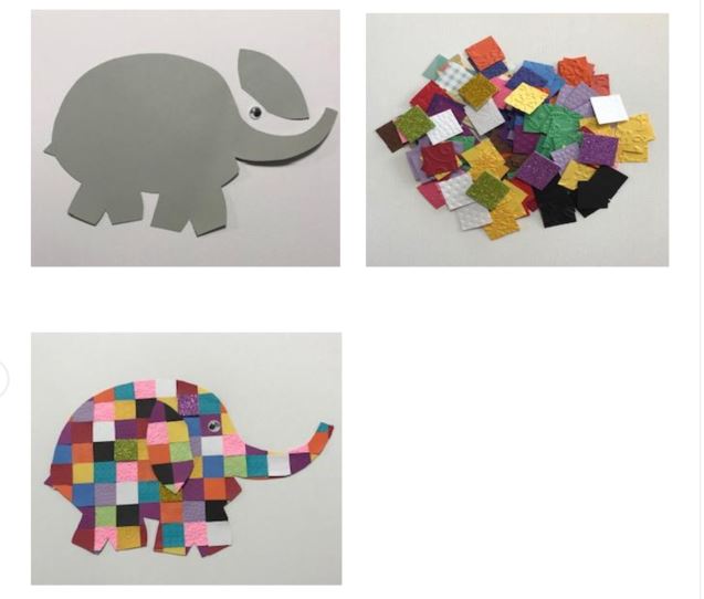 elmer elephant figurine