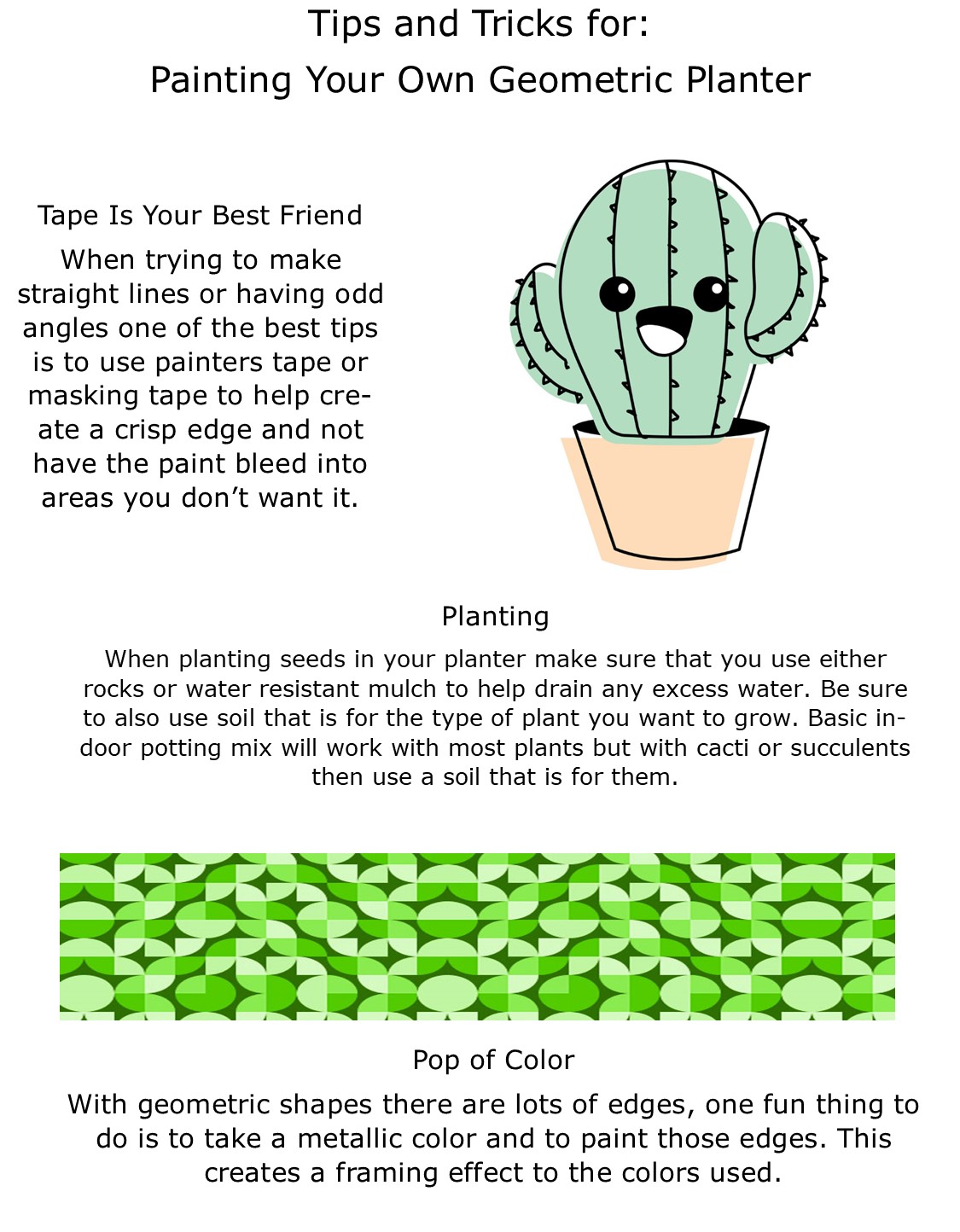 Tips and Tricks for Painting Planter